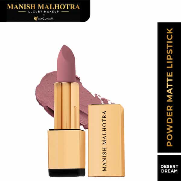 Myglamm Manish Malhotra Beauty Powder Matte Lipstick-Desert Dream