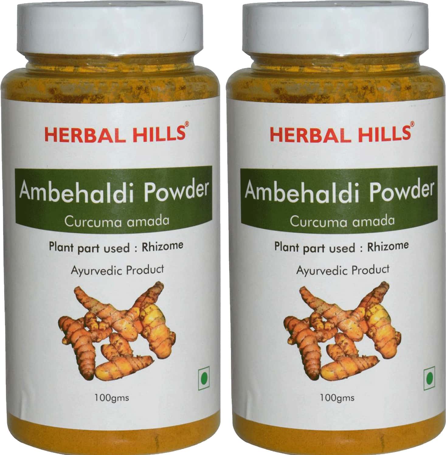 Herbal Hills Ambehaldi Powder - 100 Gms (Pack Of 2)