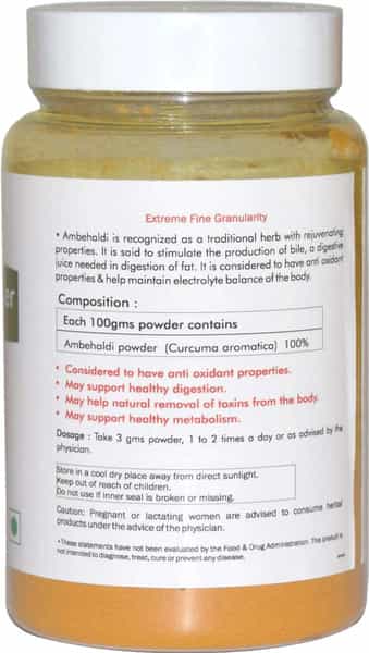 Herbal Hills Ambehaldi Powder - 100 Gms (Pack Of 2)