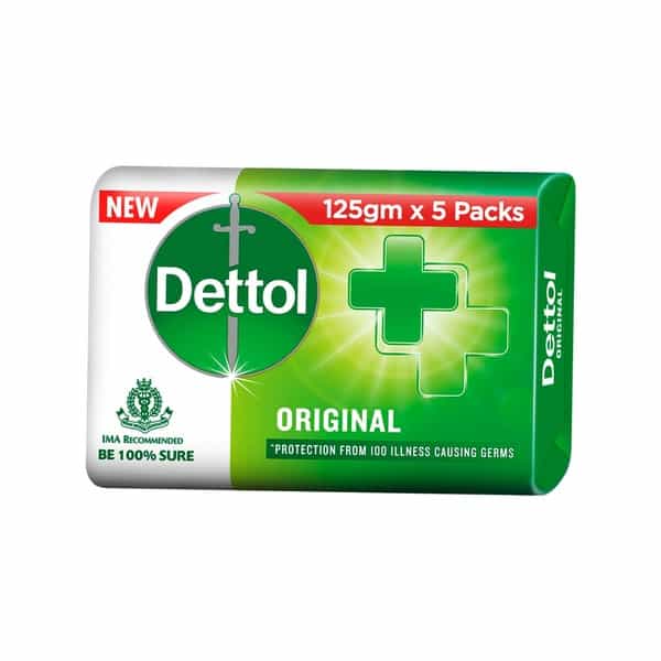 Dettol  Soap (5 X 125Gm) Pack Of 5