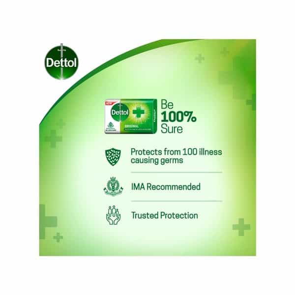 Dettol  Soap (5 X 125Gm) Pack Of 5