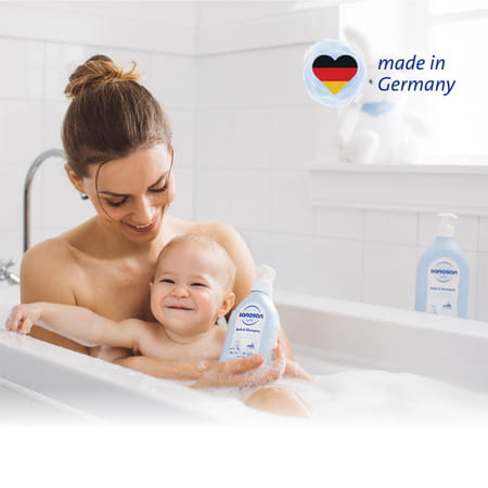 Sanosan Baby Bath & Shampoo | 2-In-1 Gentle Cleanser - No Tears | Newborn - 200ml