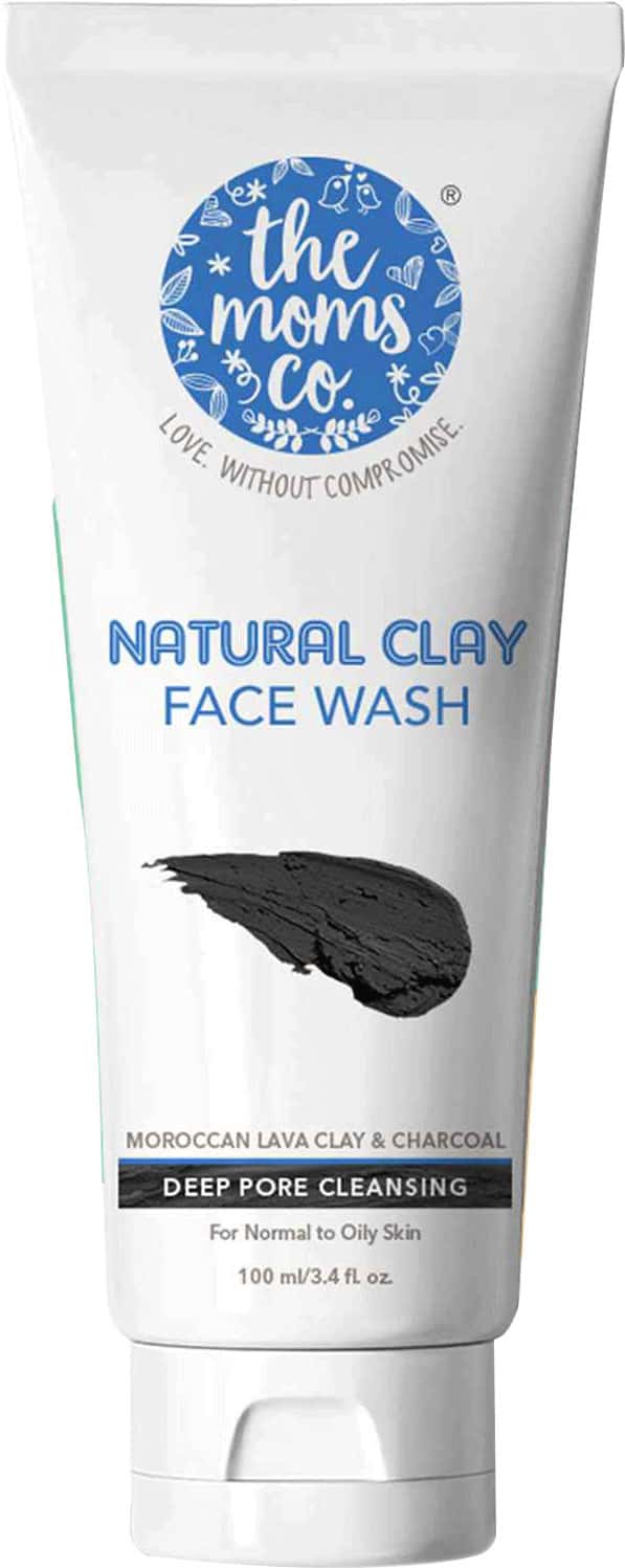 Buy THE MOMS NATURAL CLAY NORMAL TO OILY SKIN FACE WASH 100ML