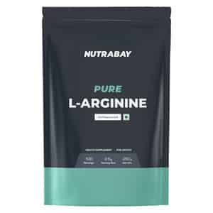 Nutrabay Pure 100% L-arginine Powder - 250g Unflavoured 100 Servings