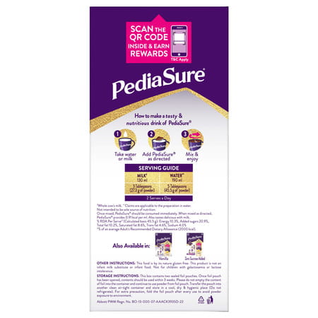 Pediasure Vital Nutrients To Help Kids Growth For 2-6 Years Old Chocolate Flavour Box Of 950 Gm
