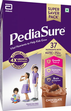 Pediasure Vital Nutrients To Help Kids Growth For 2-6 Years Old Chocolate Flavour Box Of 950 Gm
