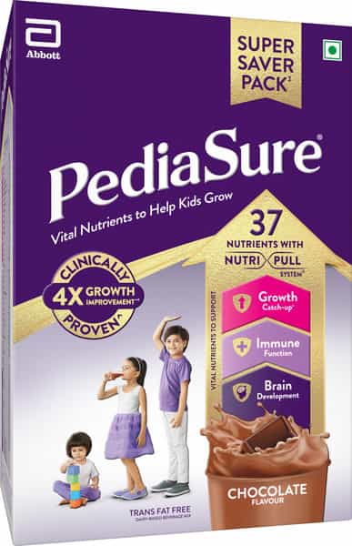 Pediasure Vital Nutrients To Help Kids Growth For 2-6 Years Old Chocolate Flavour Box Of 950 Gm