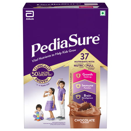 Pediasure Vital Nutrients To Help Kids Growth For 2-6 Years Old Chocolate Flavour Box Of 950 Gm