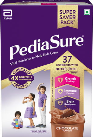 Pediasure Vital Nutrients To Help Kids Growth For 2-6 Years Old Chocolate Flavour Box Of 950 Gm