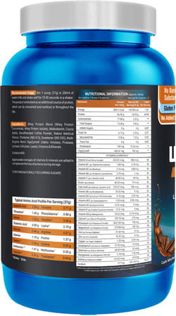 Onelife Whey Protein (Isolate + Concentrate) - Cafe Mocha - 1kg