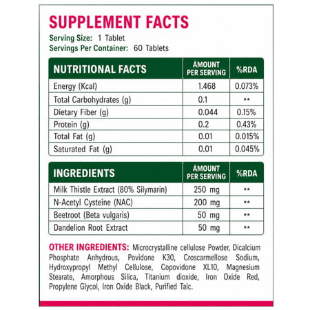 Aora Silybeet|Milk Thistle & Beetroot Extract|Normal Liver Function & Antioxidant Protection|60 Tabs