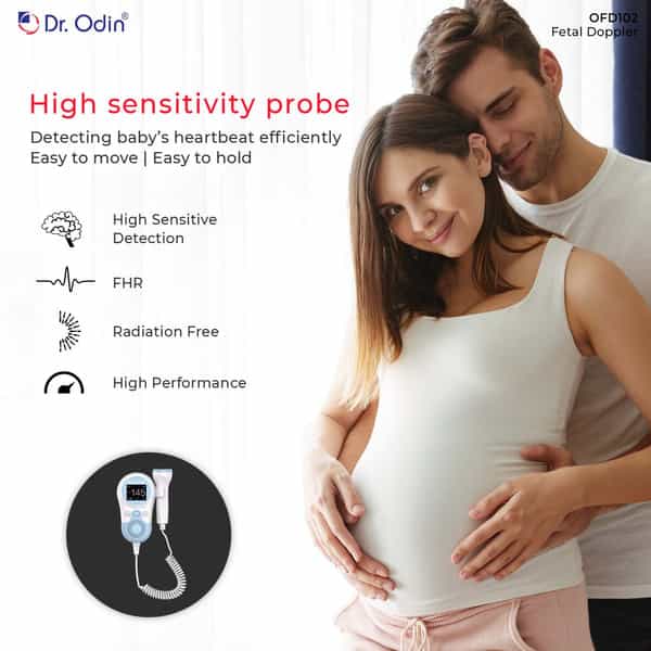 Dr. Odin Ofd102 Fetal Doppler| Fetal Heart Rate Monitor For Home And Clinic