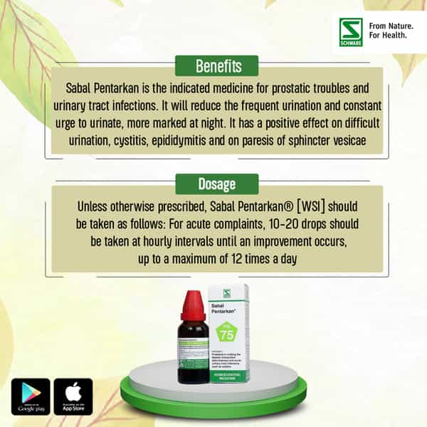 Dr. Willmar Schwabe India Sabal Pentarkan Drop 30Ml