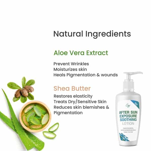 Cgg Cosmetics After Sun Exposure Hydration Lotion With Aloe Vera & Shea Butter- 200Gm