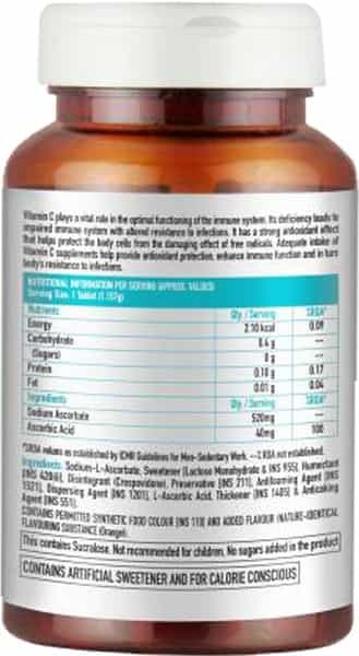Healthkart Vitamin C - 500Mg - 60 Tablet