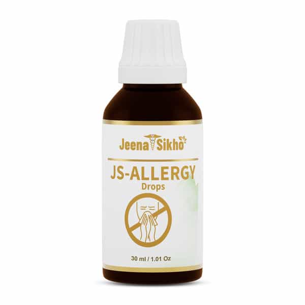 Jeena Sikho Js-Allergy Drops | Ayurvedic Anti-Allergy | Effective For Immunity & Lowers | 30 Ml