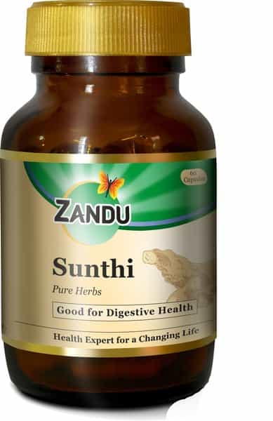 Zandu Sunthi Pure Herb Joint Health Capsules Bottle Of 60