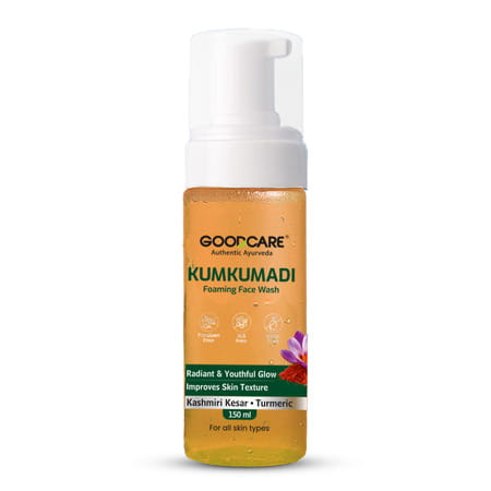 Goodcare Kumkumadi Foaming Face Wash | Ayurvedic | Sls & Paraben-Free | 150 Ml