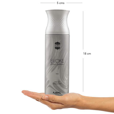 Ajmal Zeal Eau De Parfum 100ml Perfume For Men And Evoke Silver Edition Him Deodorant 200ml For Men