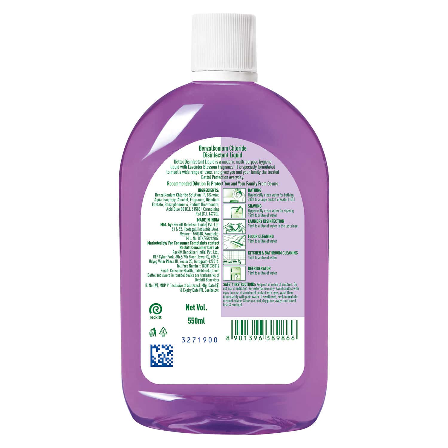 Buy DETTOL LIQUID DISINFECTANT FOR FLOOR CLEANER SURFACE