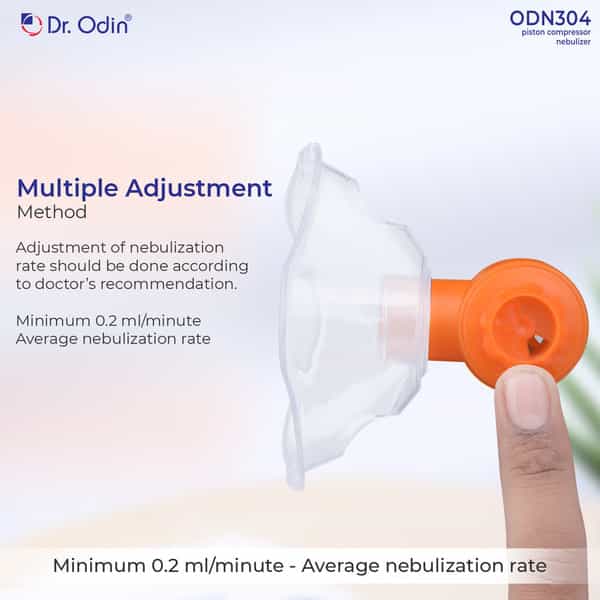 Dr. Odin Odn304 Piston Compressor Nebulizer With Complete Kit Nebulizer