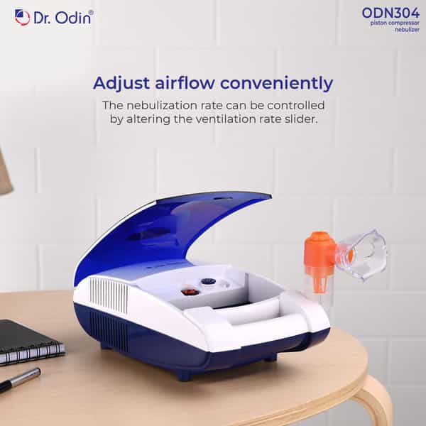 Dr. Odin Odn304 Piston Compressor Nebulizer With Complete Kit Nebulizer