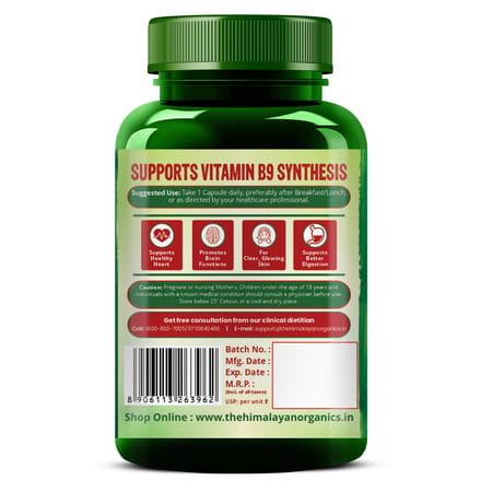 Vlado'S Himalayan Organics Plant-Based Vitamin B3 -120 Capsules