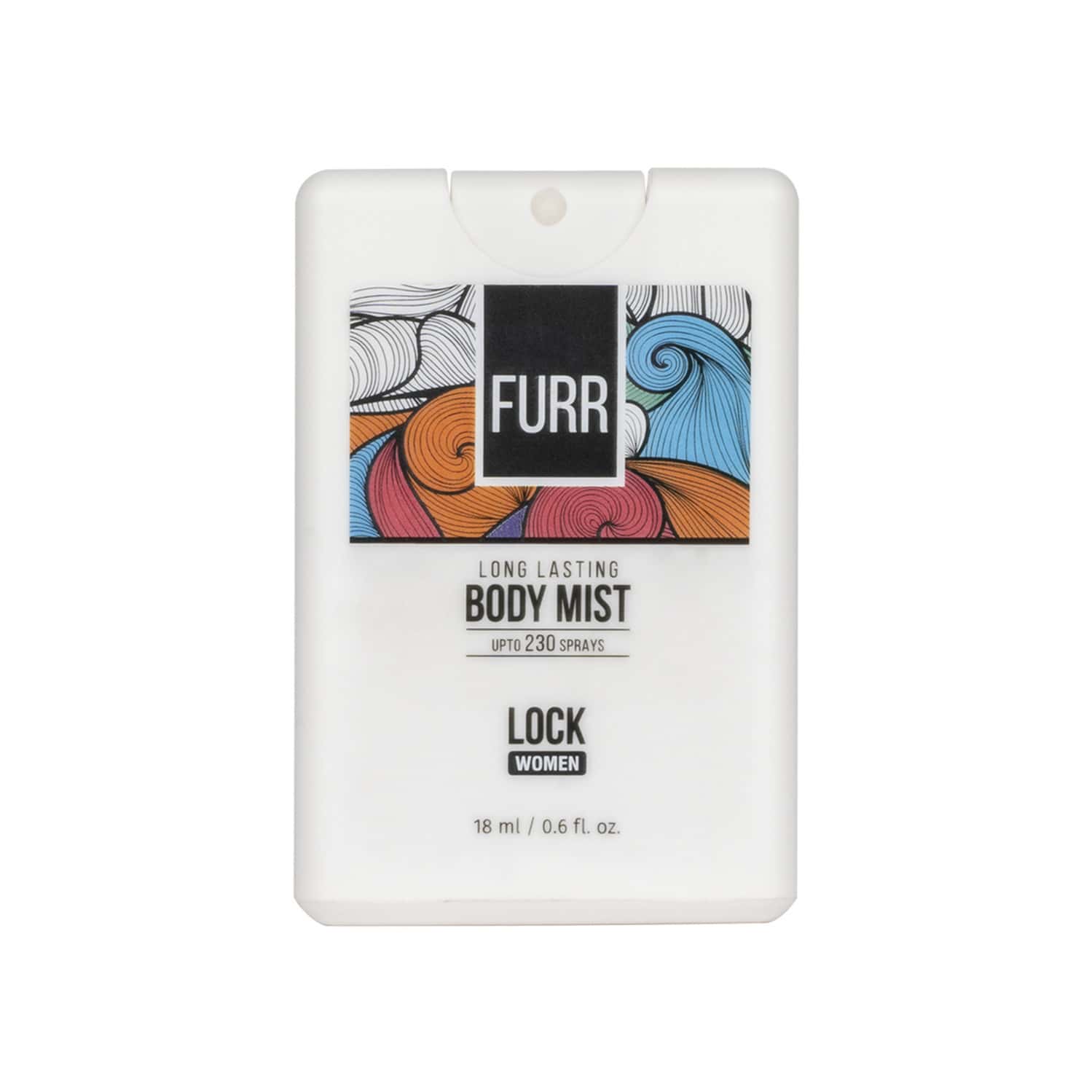 Furr Body Mist Lock | Women'S Perfume | Up To 230 Sprays | Pocket Perfume | 18ml