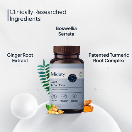 Miduty Joint Inflameaze - 60 Capsules