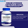 Healthvit Choline Hydrogen Tartrate 250Mg & Inositol 250 Mg - 60 Capsules
