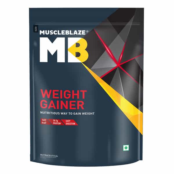 Muscleblaze Weight Gainer With Added Digezyme Weight Gainers/Mass Gainers (1 Kg | Chocolate)