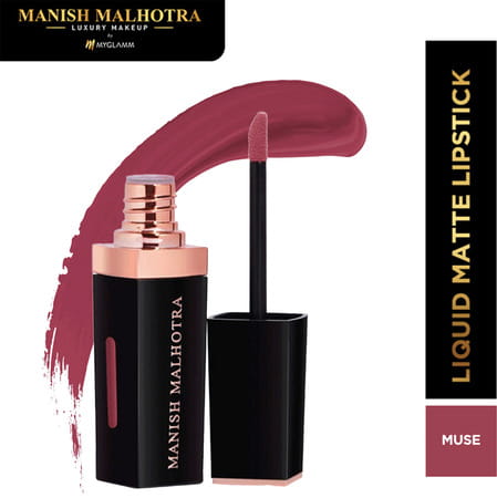Manish Malhotra Beauty By Myglamm Liquid Matte Lipstick-Muse