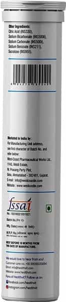 Healthvit Energize Electrolytes Energy Drink And Instant Hydration Sports Drink - Lemon Flavour