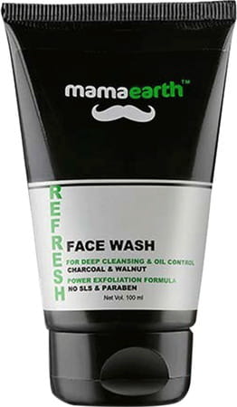 Mamaearth Mens Refresh Oil Control Sls And Paraben Less Face Wash 100 Ml