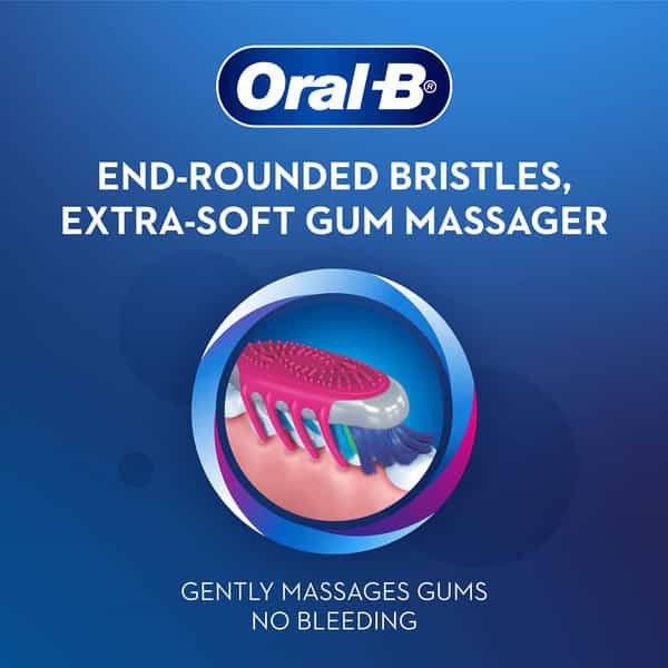 Oral-B Criss Cross - Family Pack Of 4 Toothbrushes Medium | For Adults | Manual | Multicolor