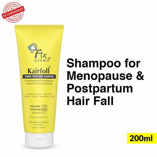 Fixderma Kairfoll Femme Specifique Shampoo For Post-Partum & Menopause | Red Onion Shampoo - 200 Ml
