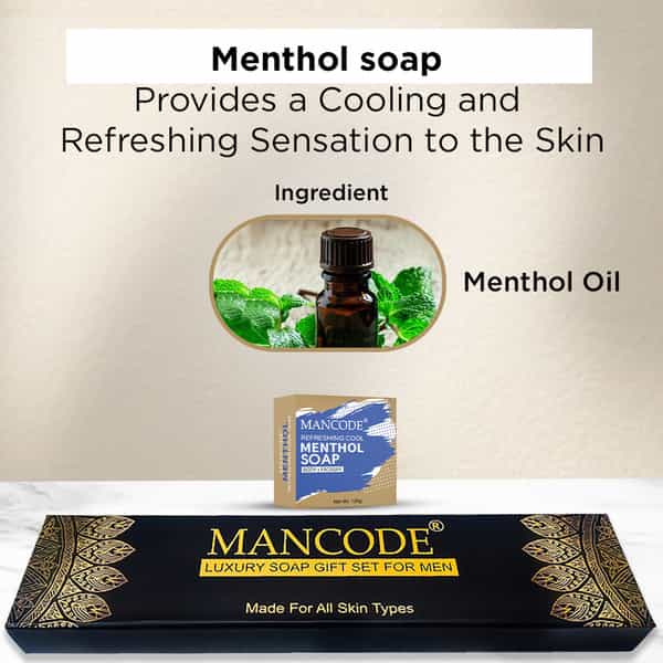 Mancode Luxury Methoal Soap Gift Set 5 X 125Gm For Men