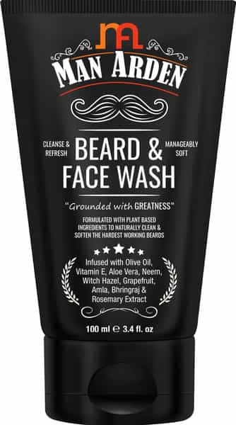 Man Arden Beard And Face Brightening Combo-Beard And Face Wash +7X Beard Oil Beard Wax