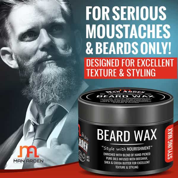 Man Arden Beard And Face Brightening Combo-Beard And Face Wash +7X Beard Oil Beard Wax
