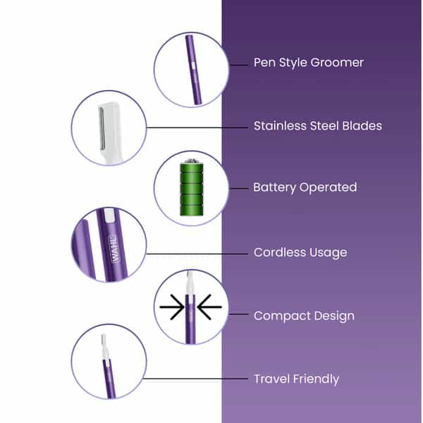 Wahl 05640-2224 Clean & Confident Purple
