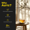 Auric Desi Kahwa Green Tea | 8 Real Ayurvedic Herbs & Rock Salt | 100% Natural Non-Gmo - 36 Tea Bags