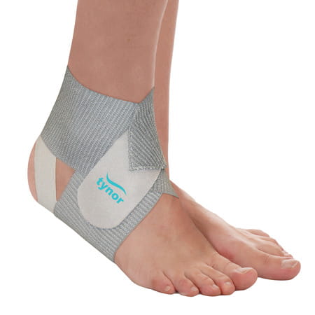 Tynor Ankle Wrap Sleek Elastic | Grey | Universal | 1 Unit