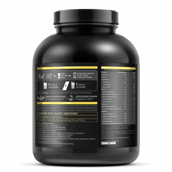 Muscleblaze High Protein Gold Gainer (Chocolate | 3Kg / 6.6Lbs | 30 Servings)