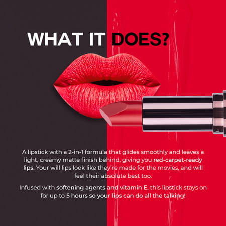 Colorbar Velvet Matte Lipstick- Wanna Be