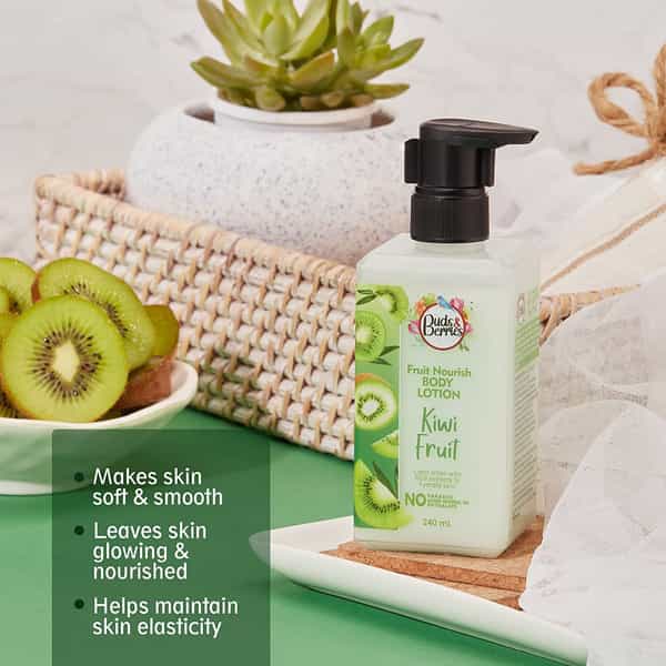 Buds & Berries Fruit Nourish Light Body Lotion With Kiwi Extracts (240 Ml)