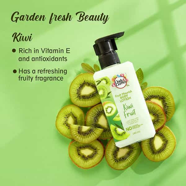 Buds & Berries Fruit Nourish Light Body Lotion With Kiwi Extracts (240 Ml)