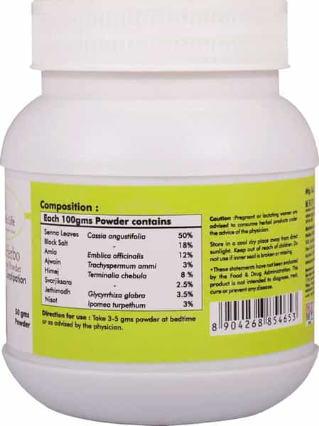Al-Ayurvedic Life Aaramherbo Laxative Powder - 50 Gms Pack Of 2