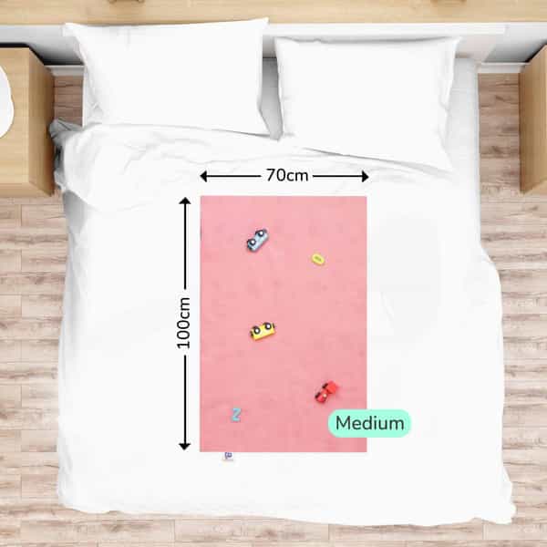 Basic Quick Dry Mats - Bed Protector 8.5X Absorbent 70Cm X 100Cm - Medium
