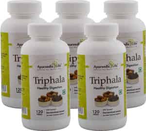 Ayurvedic Life Triphala 120 Tablets (pack Of 5) Natural