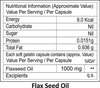 La Nature's Flax Seed Oil - 60 Softgel Capsules